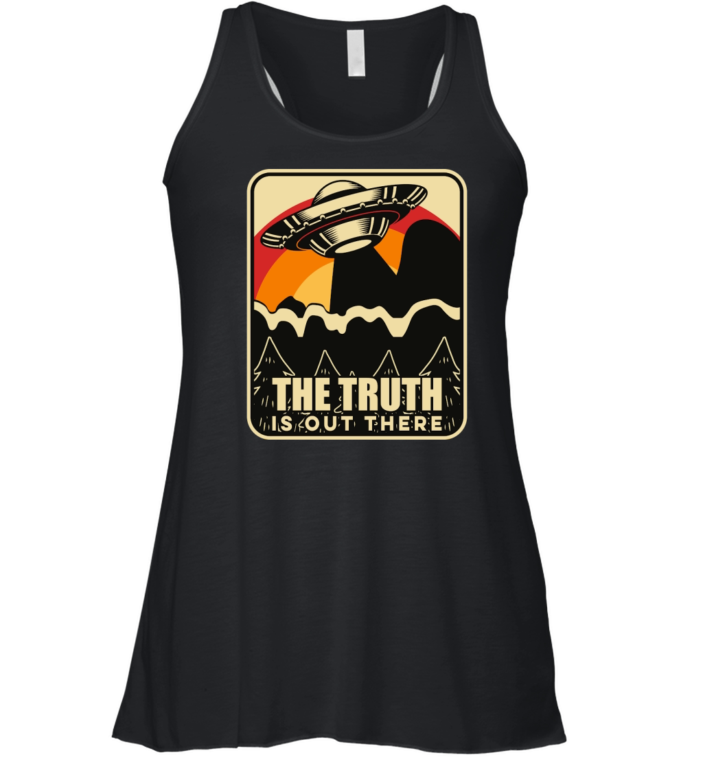 Vintage UFO Alien the Truth is out there Women's Flowy Tank Top