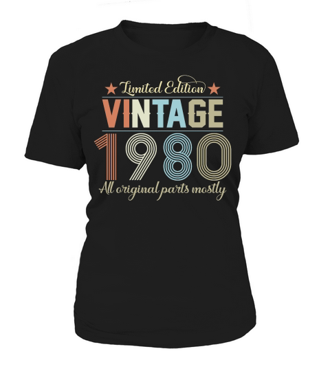 Birthday   Limited Edition Vintage 1980 Women's T-Shirt