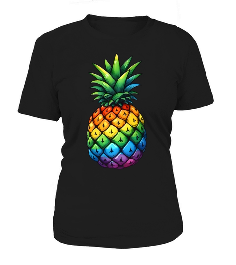 Colorful Pineapple Women's T-Shirt