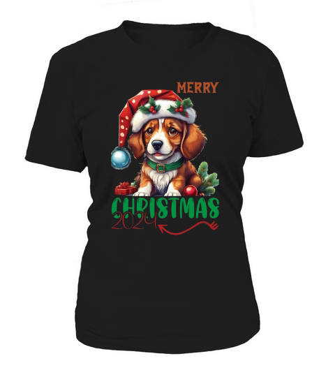 Merry christmas 2024 Dog 1 Women's T-Shirt