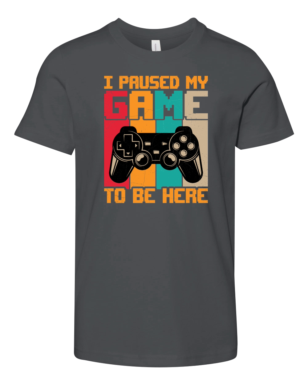 I paused my game to be here Youth Unisex Jersey Tee