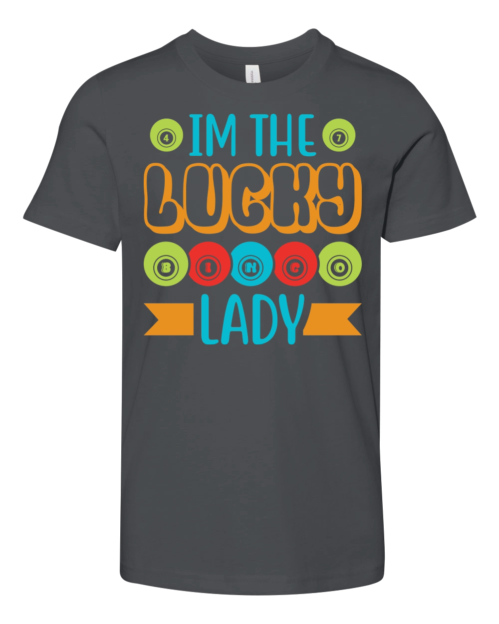 Im The Lucky Bingo Lady 04 Youth Unisex Jersey Tee
