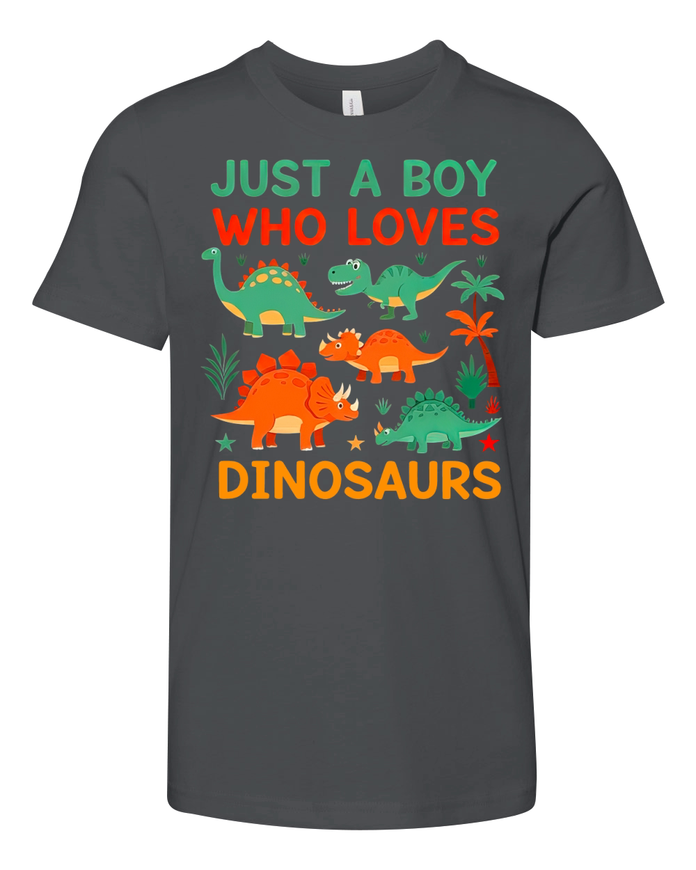 Just a boy who loves dinosaurs Youth Unisex Jersey Tee