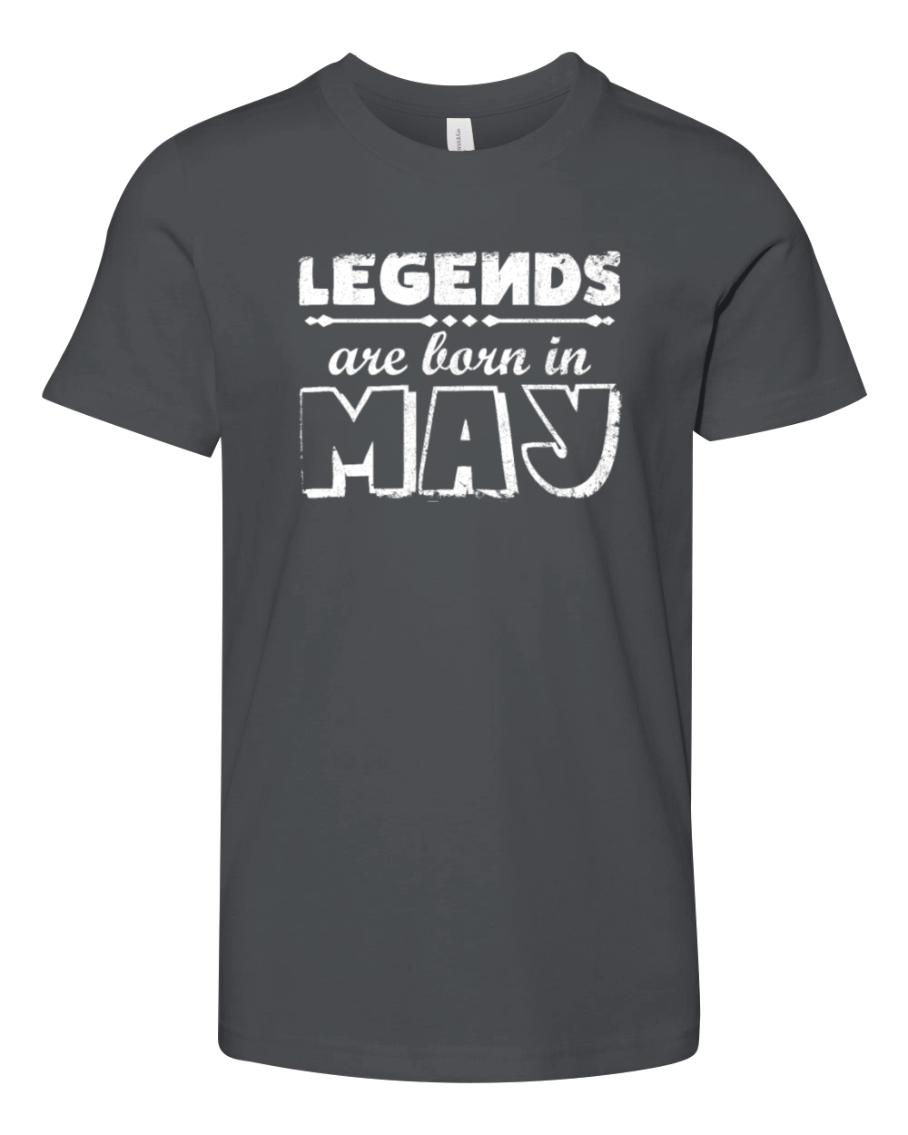 Legends Are Born In May Gift Youth Unisex Jersey Tee