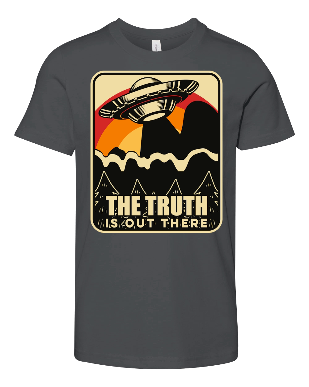 Vintage UFO Alien the Truth is out there Youth Unisex Jersey Tee