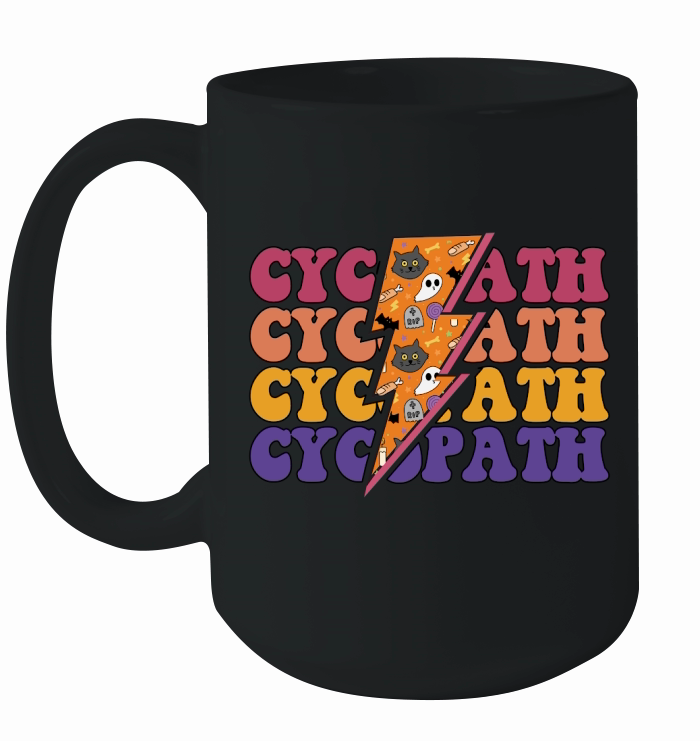 Cycopath Retro Groovy Vintage 02 Ceramic Mug