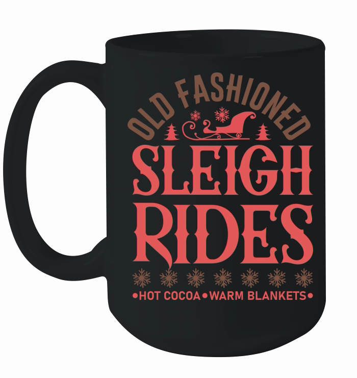 Old fashioned sleigh rides Ceramic Mug