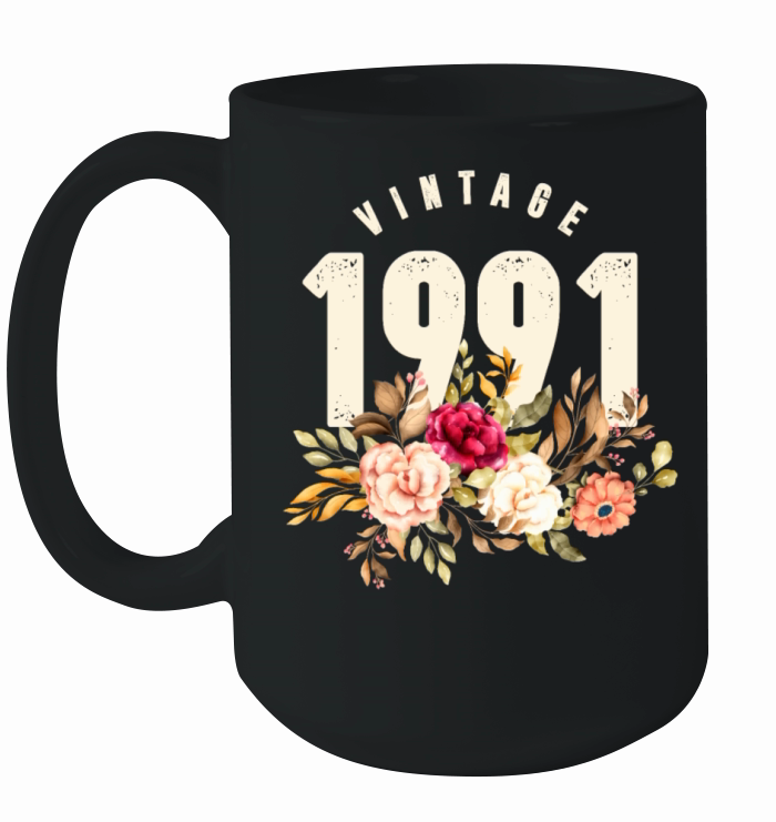Vintage 1991 30th Birthday Est 1991 Ceramic Mug