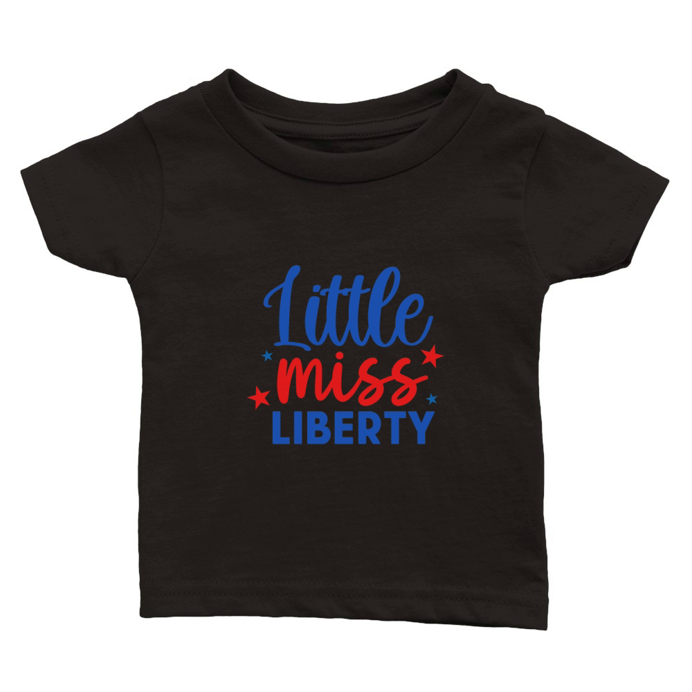 Little miss liberty Classic Baby Crewneck T-shirt