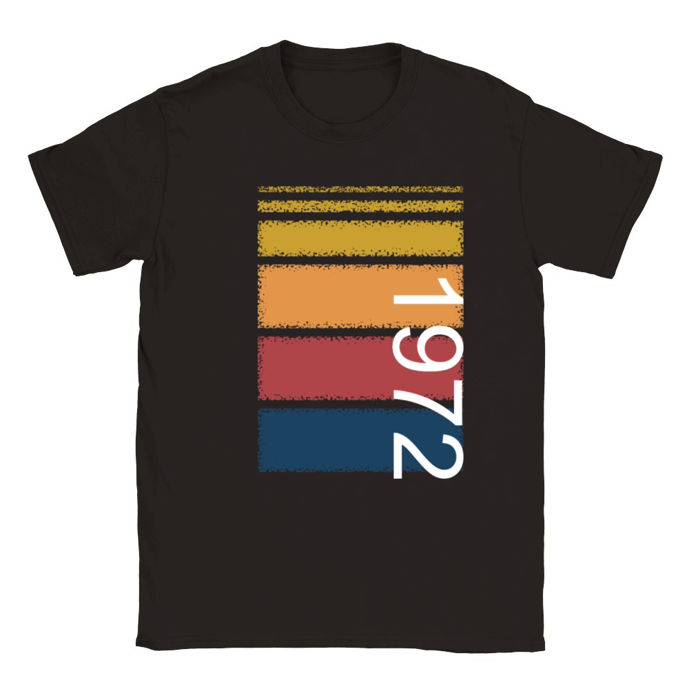 Retro-Vintage year 1972 Classic Kids Crewneck T-shirt