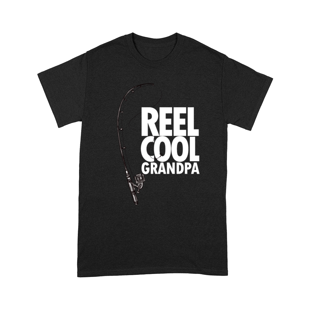 Reel Cool Dad - Dad Fishing Gift Comfort T-shirt - Designed by Graphorzo