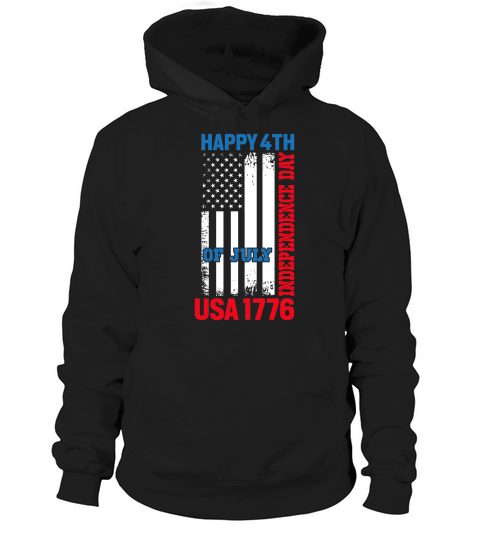 Happy 4th of July USA 1776 Hoodie Unisex