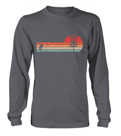 Discgolf Player Disk Golf Vintage Long sleeved Unisex