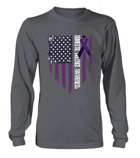 Domestic violencf awareness Long sleeved Unisex