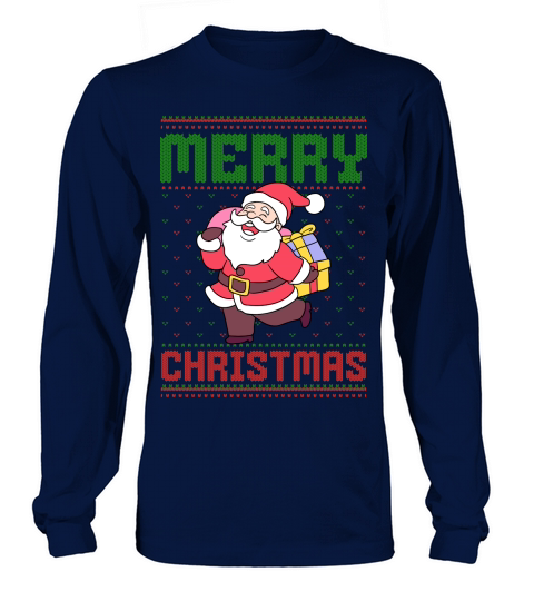 Merry christmas 59 82 Long sleeved Unisex