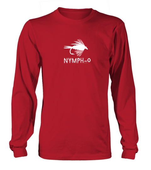 Nymph o funny fly fishing lure Long sleeved Unisex