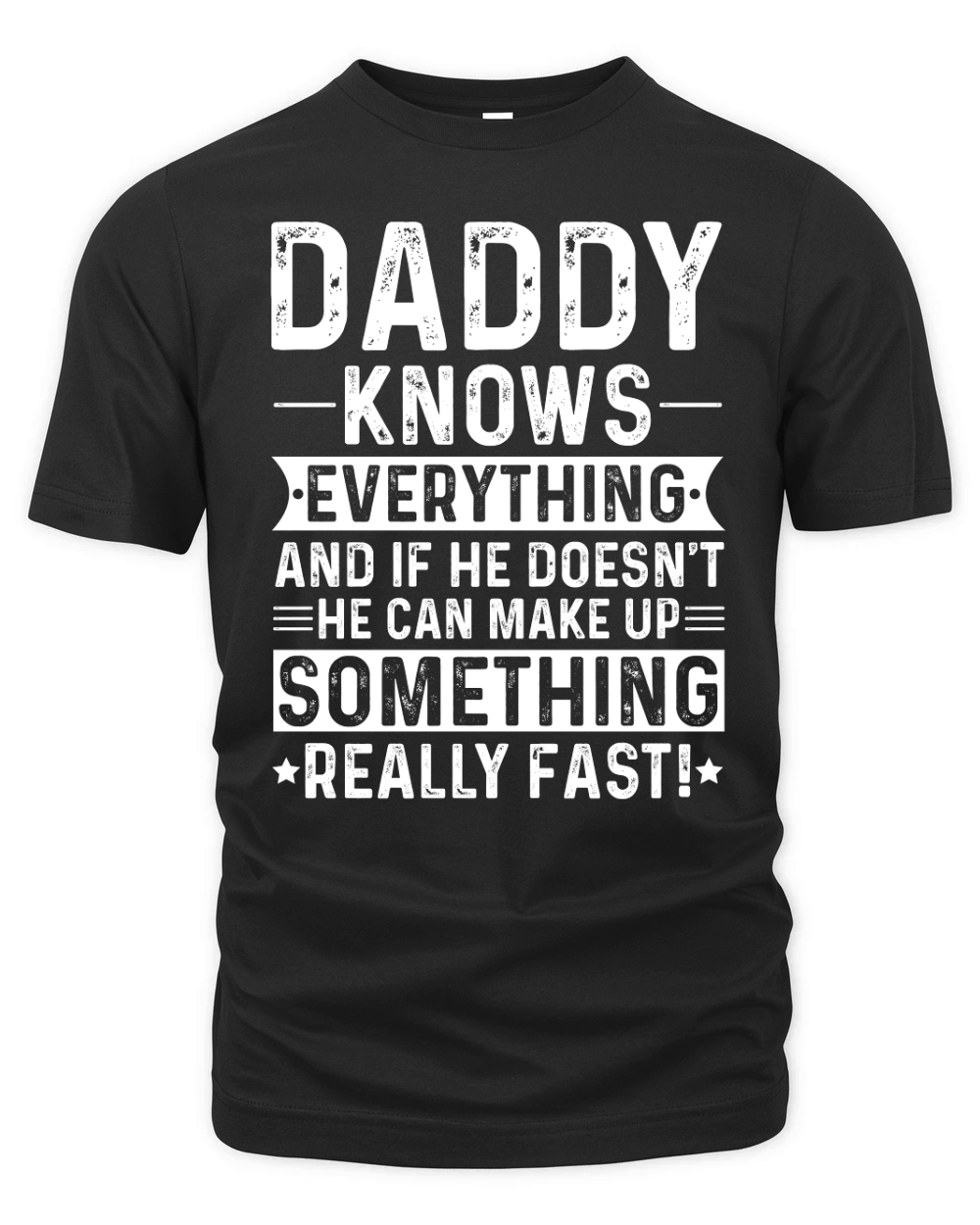 Daddy Knows Everything And If He Doesnt Organic Unisex T-shirt