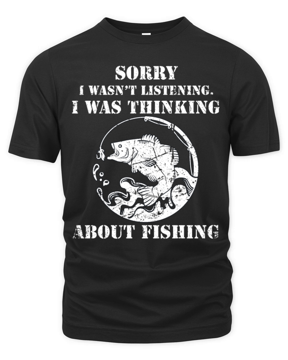 Funny Fishing Lover Father Grandfather Sorry I Organic Unisex T-shirt