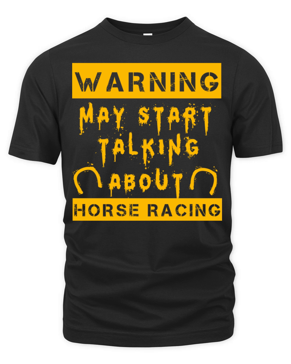 Horse Racing Organic Unisex T-shirt