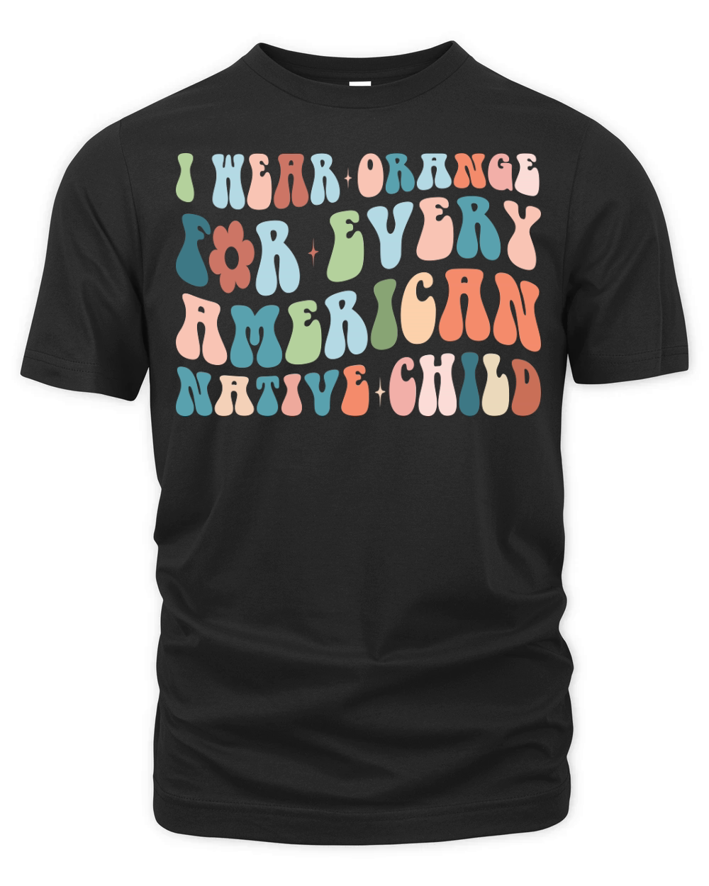I Wear Orange For Every American Native Child Organic Unisex T-shirt