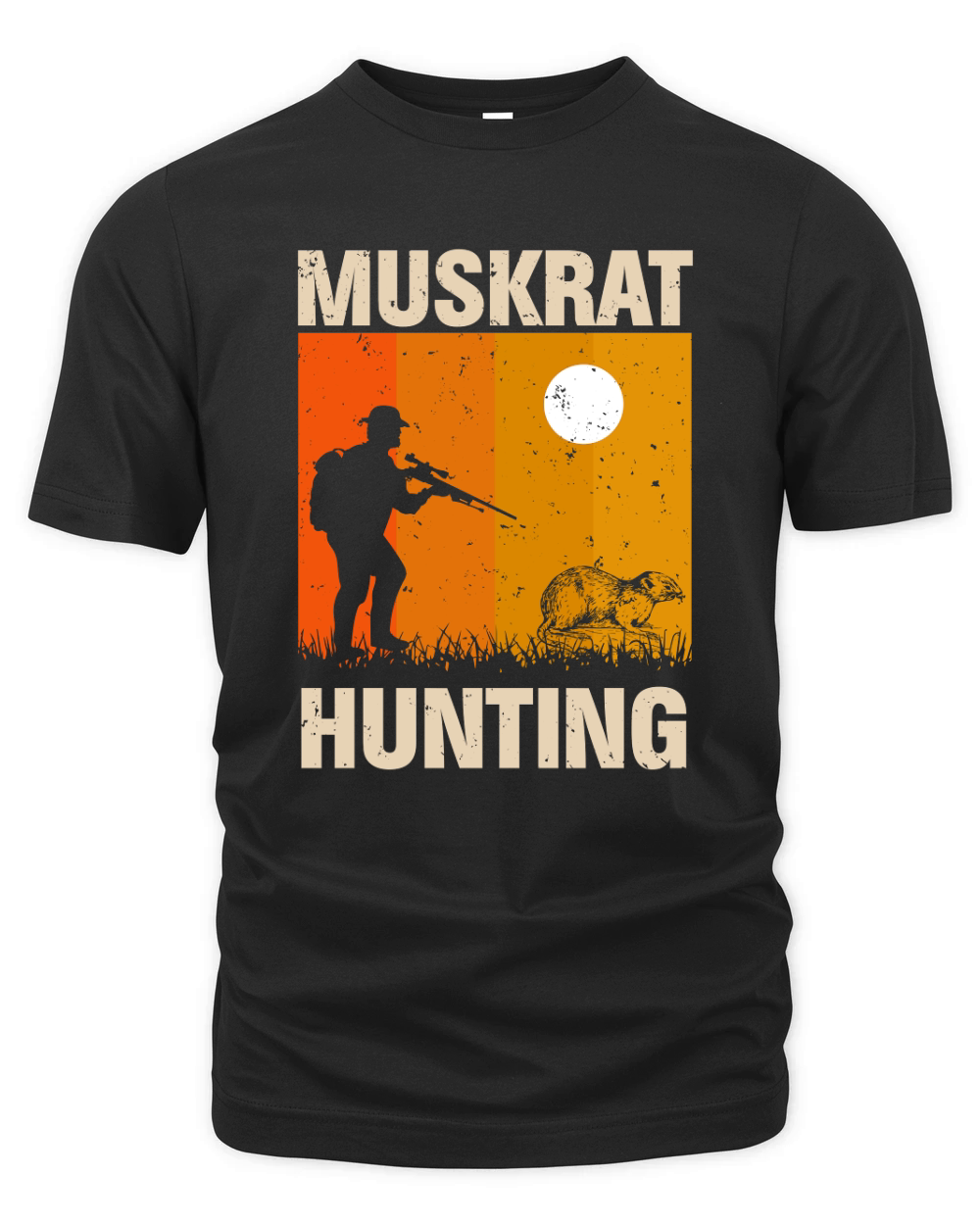 Muskrat Hunting Organic Unisex T-shirt