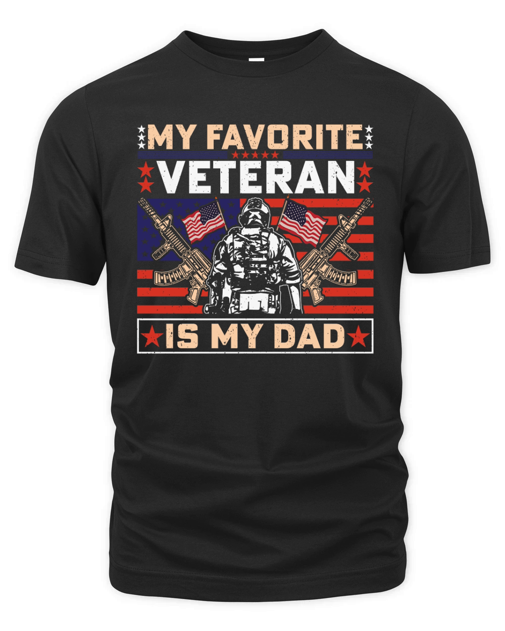 My favorite veterab is my dad Organic Unisex T-shirt
