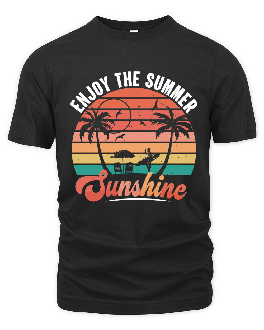 Summer Beach Vacation Enjoy the Summer Sunshine Organic Unisex T-shirt