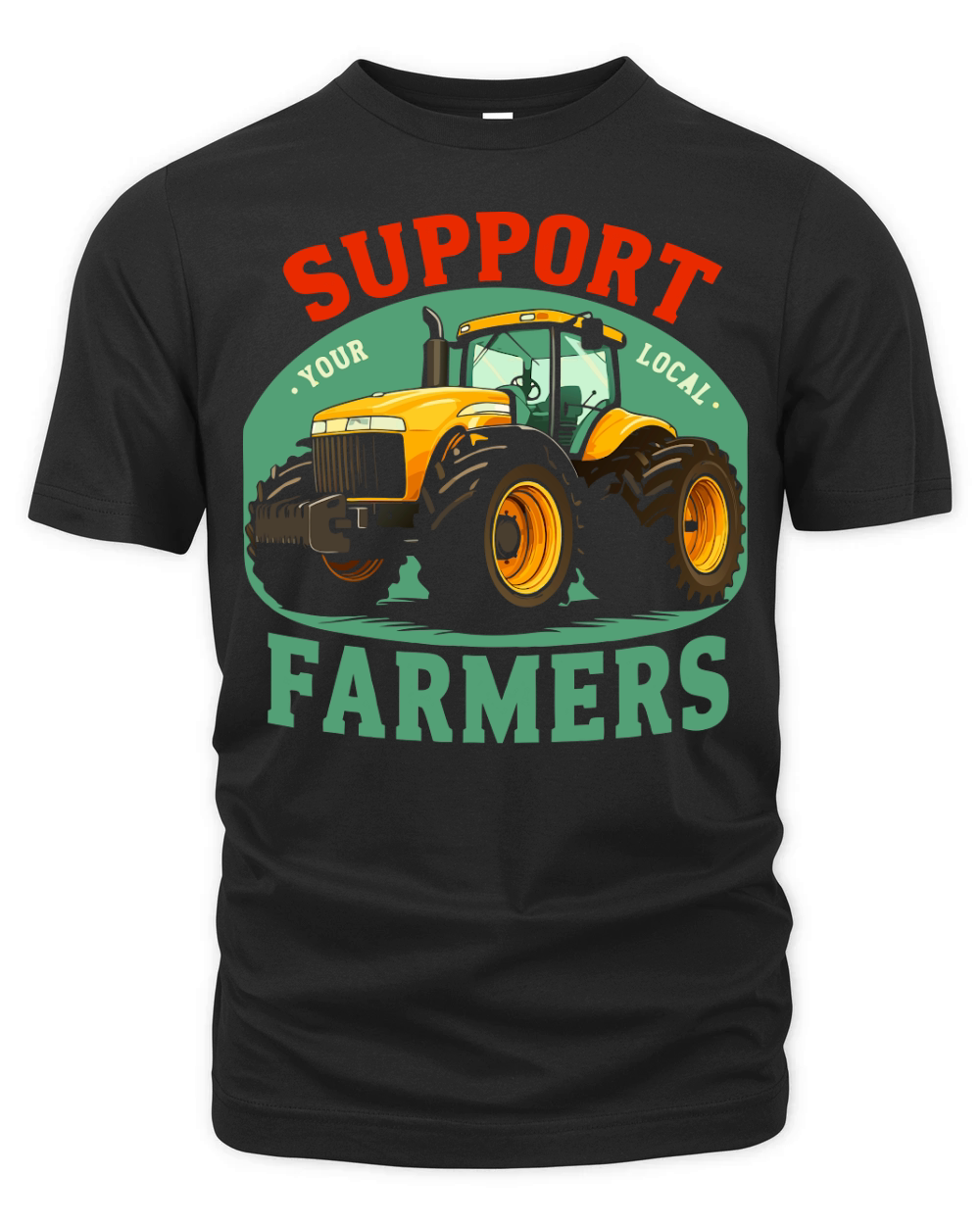 Support Farmer Tractor Your Local Organic Unisex T-shirt