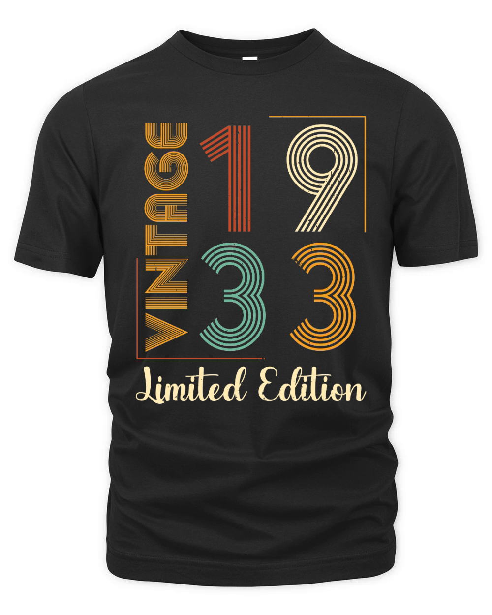 Vintage 1933 Limited Edition Birthday Organic Unisex T-shirt