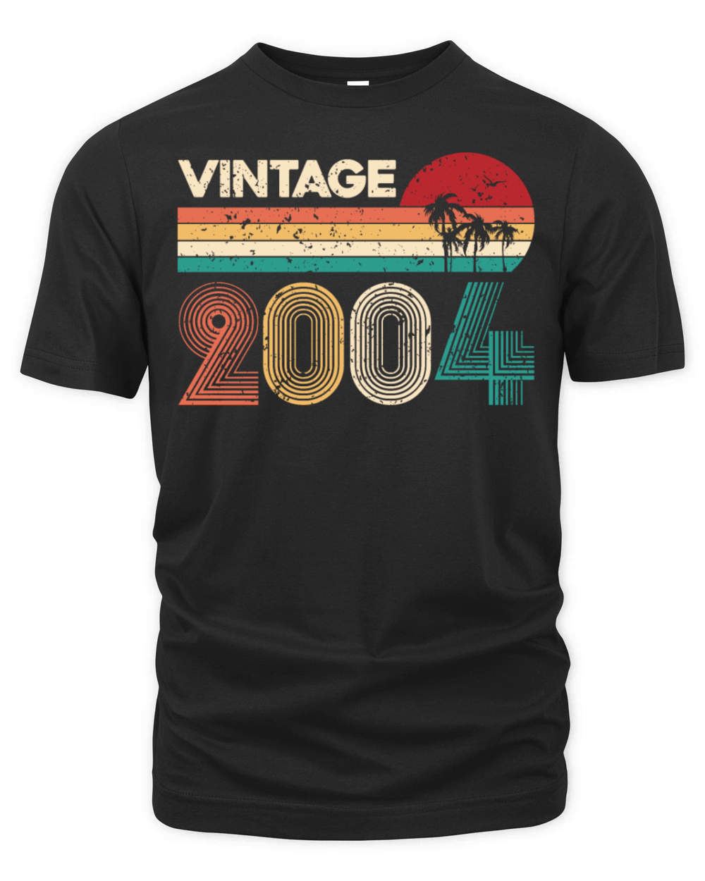 Vintage 2004 Retro Birthday Gift Men Woman Gifts Organic Unisex T-shirt