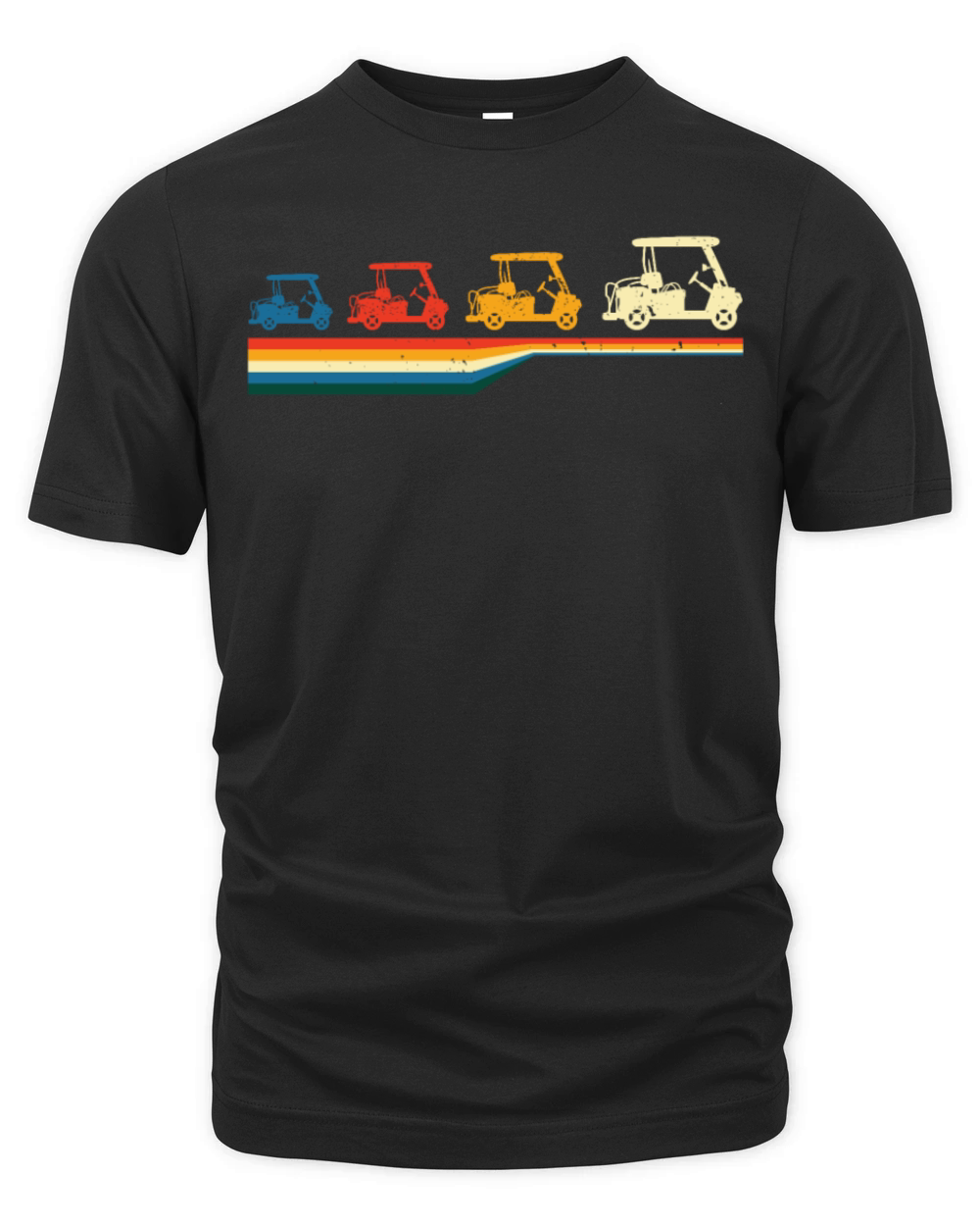 Vintage Golf Shirt - Golf Caddy Shirt - Golf Cart Organic Unisex T-shirt