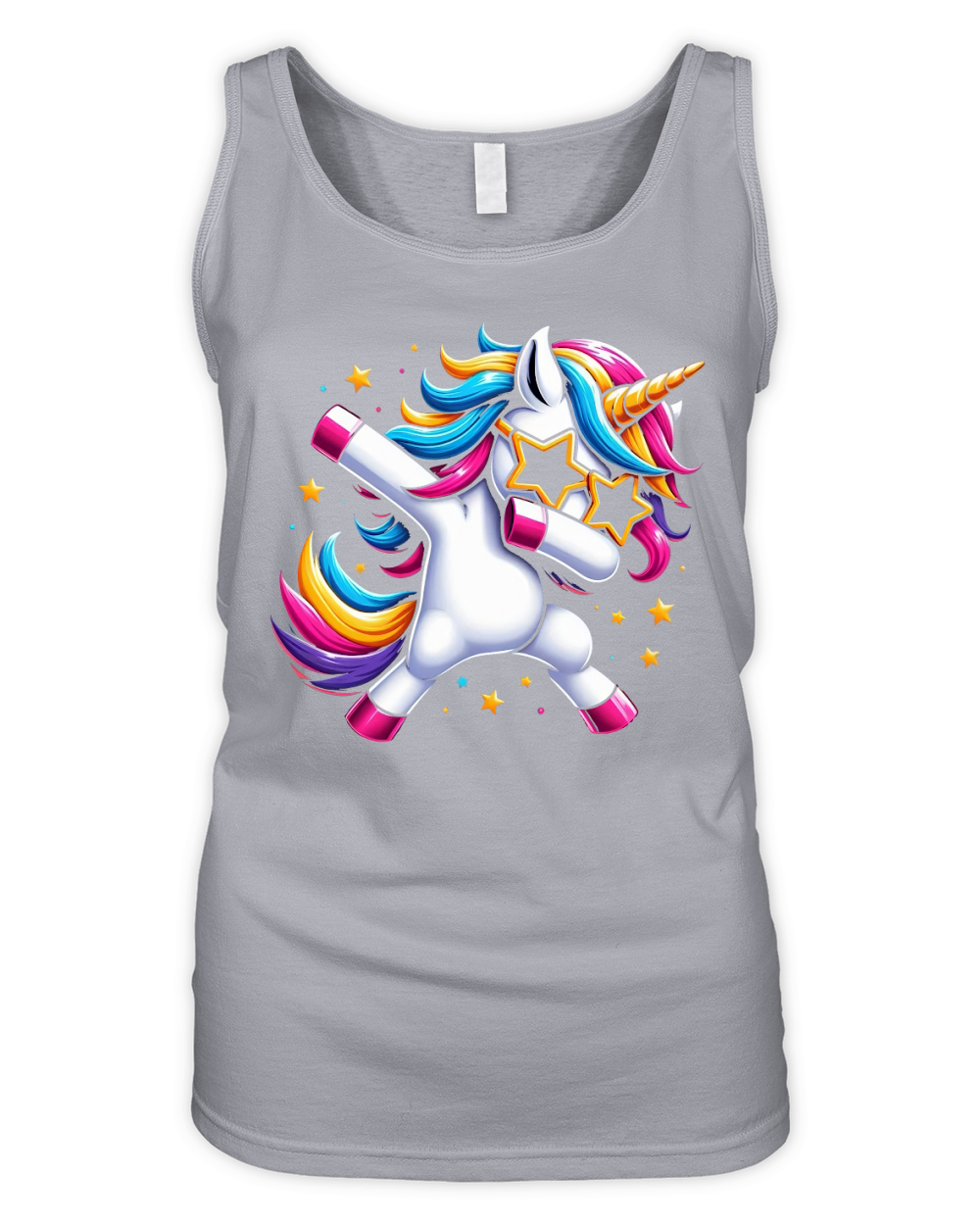 Dabbing Unicorn Organic Women's Tank Top