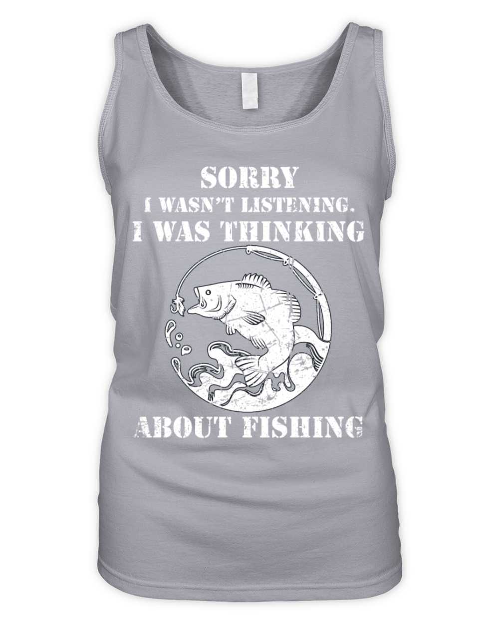 Funny Fishing Lover Father Grandfather Sorry I Organic Women's Tank Top