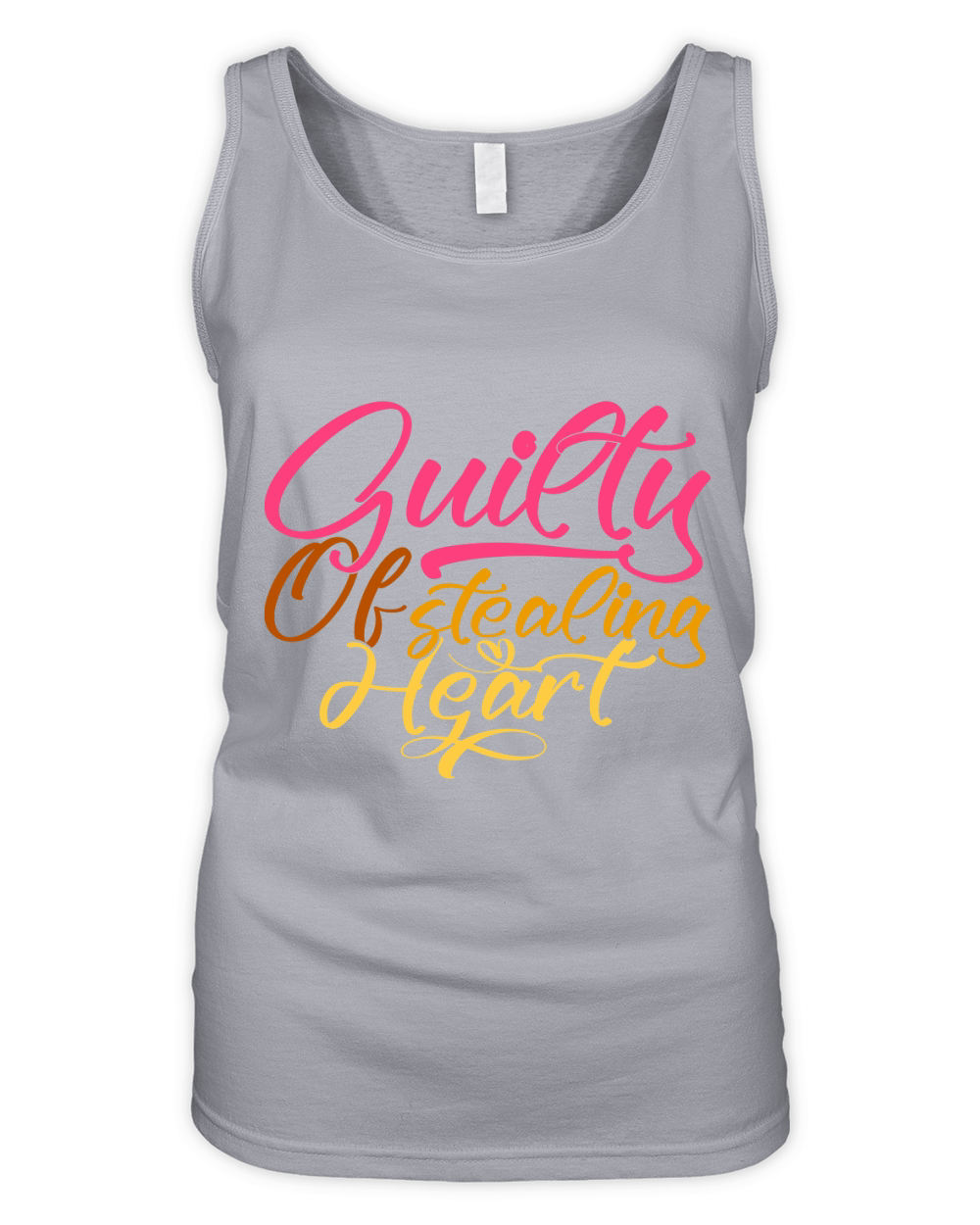 Guilty Of Stealing Heart Organic Women's Tank Top