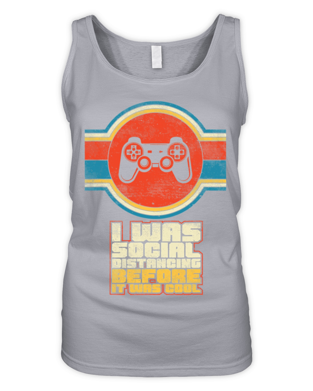 I Was Social Distancing Before It Was Cool Video Organic Women's Tank Top