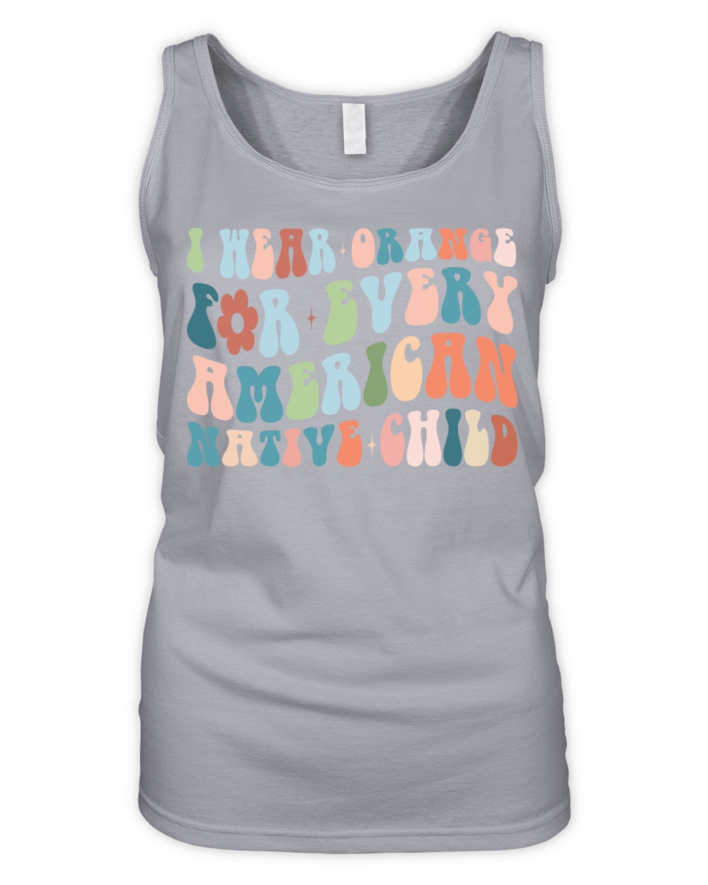 I Wear Orange For Every American Native Child Organic Women's Tank Top