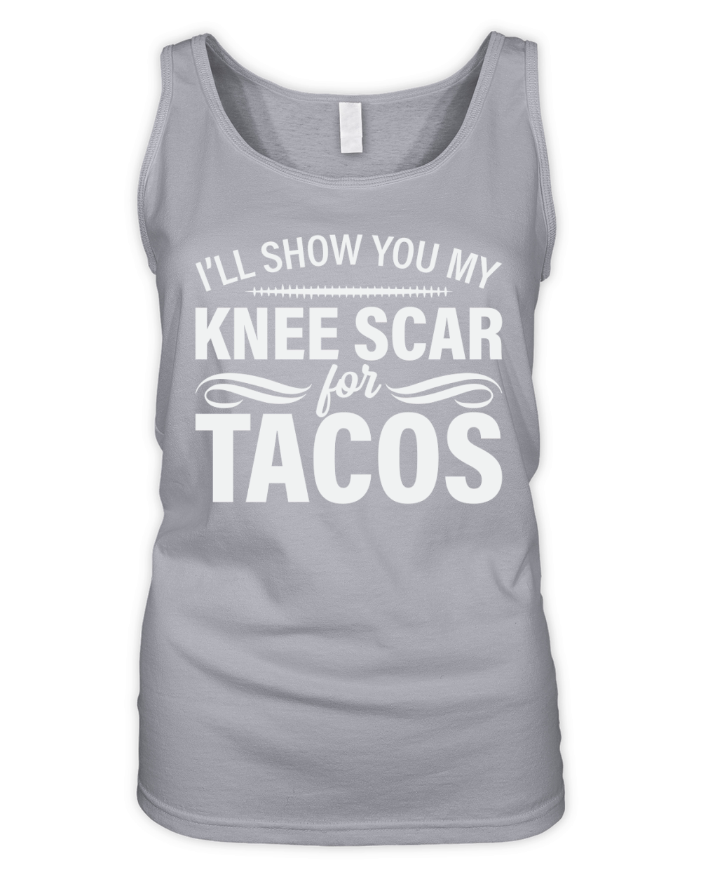Ill show you my knee scar for tacos Organic Women's Tank Top