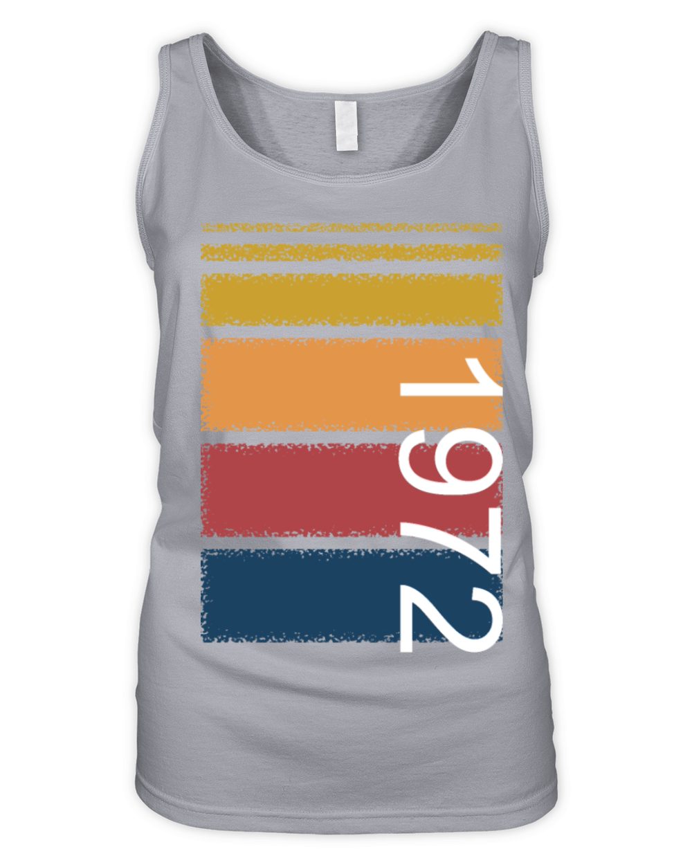 Retro-Vintage year 1972 Organic Women's Tank Top