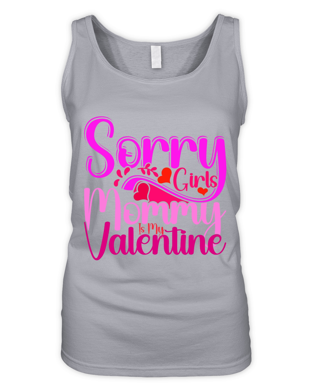 Sorry Girls Mommy Is My Valentine 3 Organic Women's Tank Top