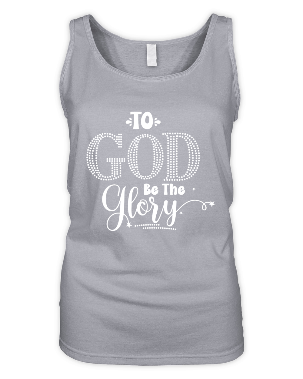 To God Be The GloryChristian Organic Women's Tank Top