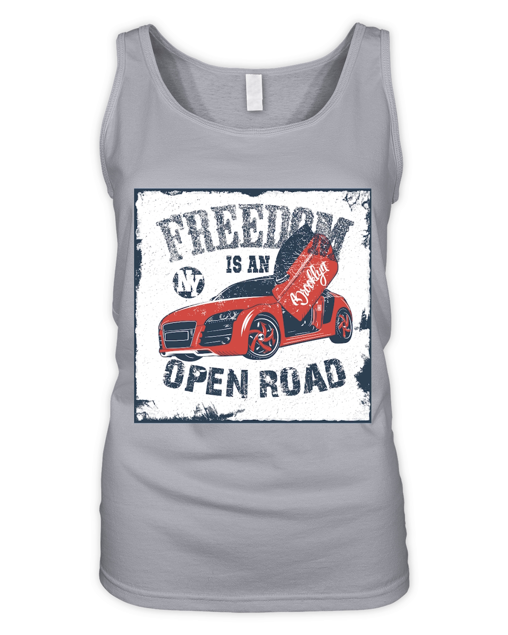 Vintage Car 11 Organic Women's Tank Top