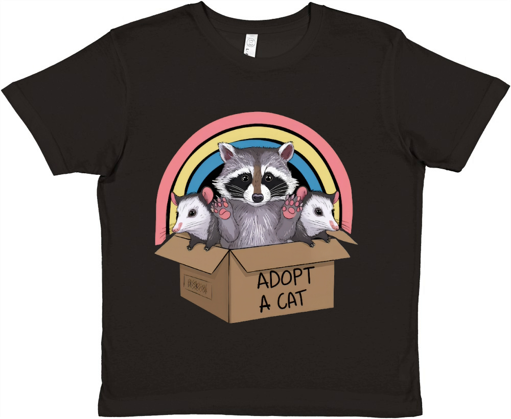Adopt a Cat Premium Kids Crewneck T-shirt