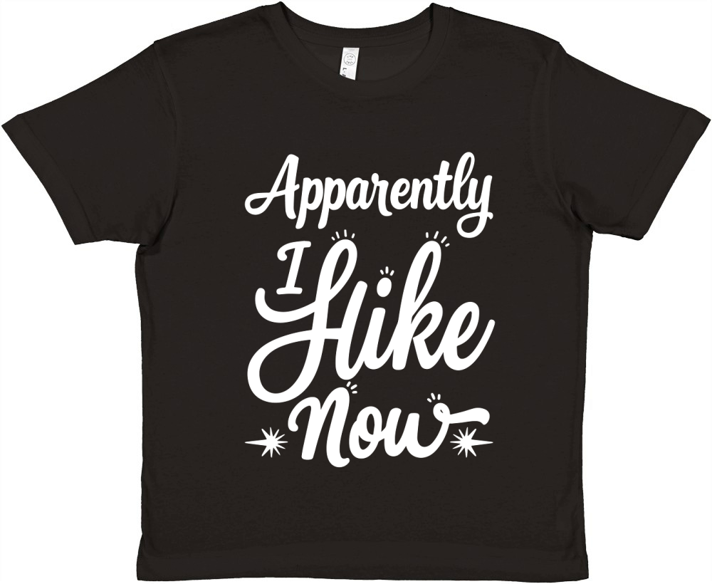 Apparently i hike now Premium Kids Crewneck T-shirt