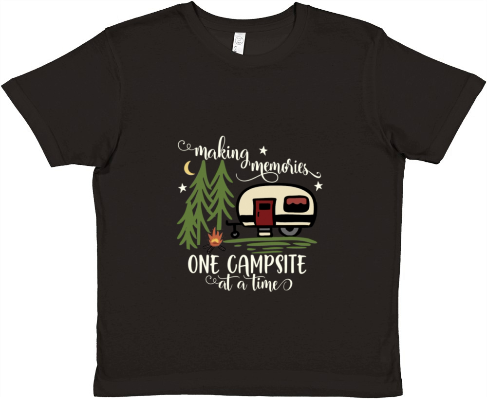 Awesome Making Memories One Campsite At A Time Cam Premium Kids Crewneck T-shirt