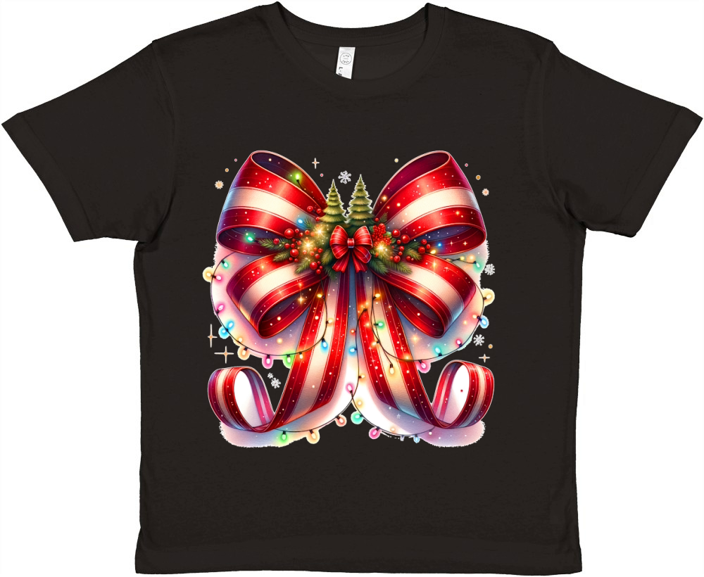 Christmas bow 13 09 Premium Kids Crewneck T-shirt