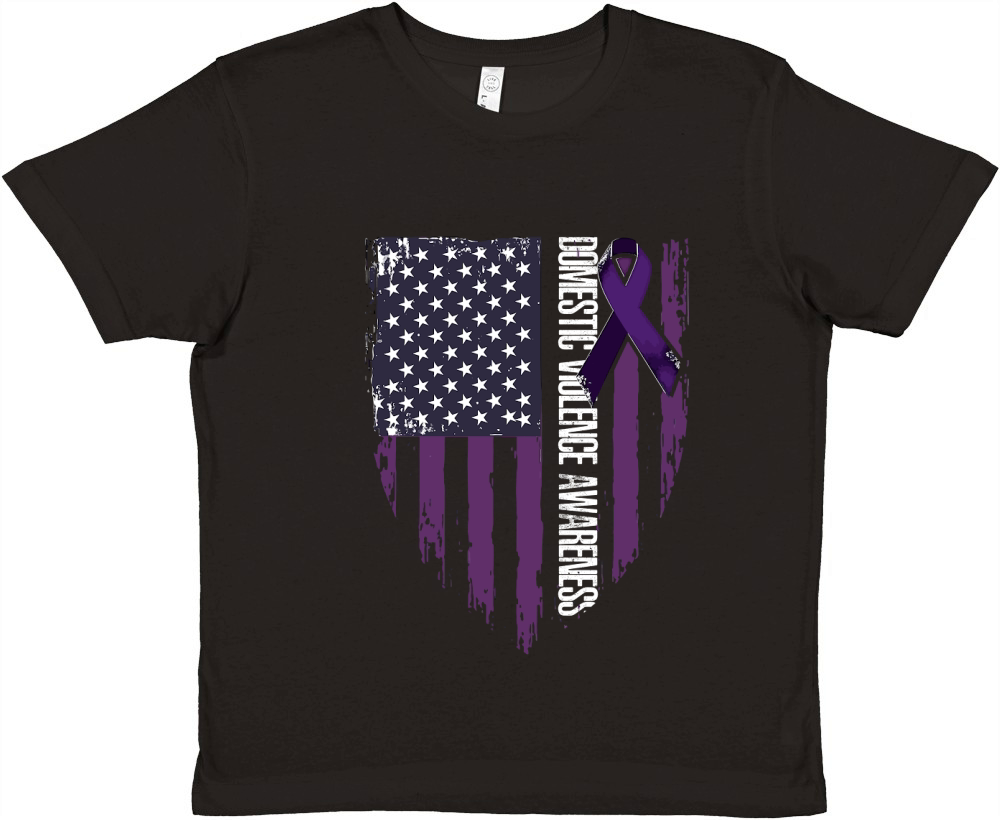 Domestic violencf awareness Premium Kids Crewneck T-shirt