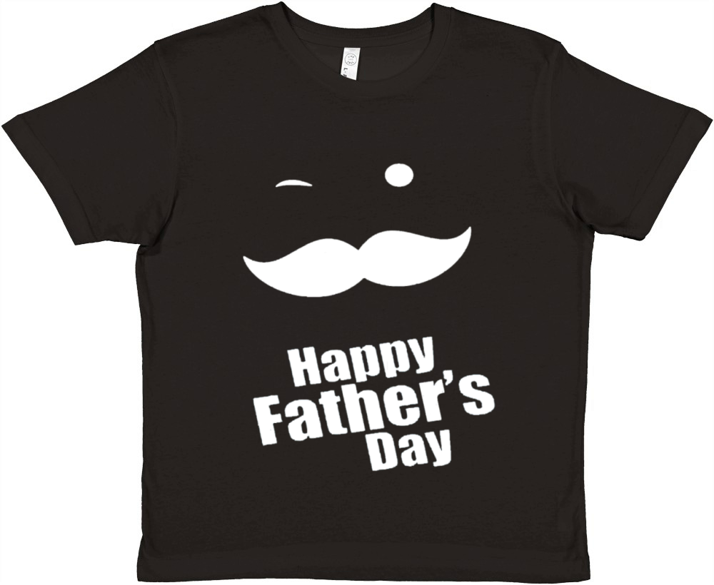 HAPPY FATHERS DAY Premium Kids Crewneck T-shirt