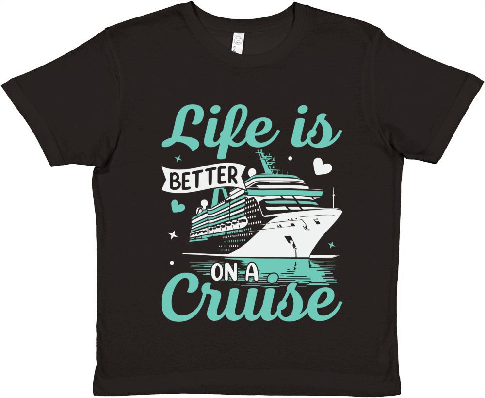 Life is better on a cruise Premium Kids Crewneck T-shirt