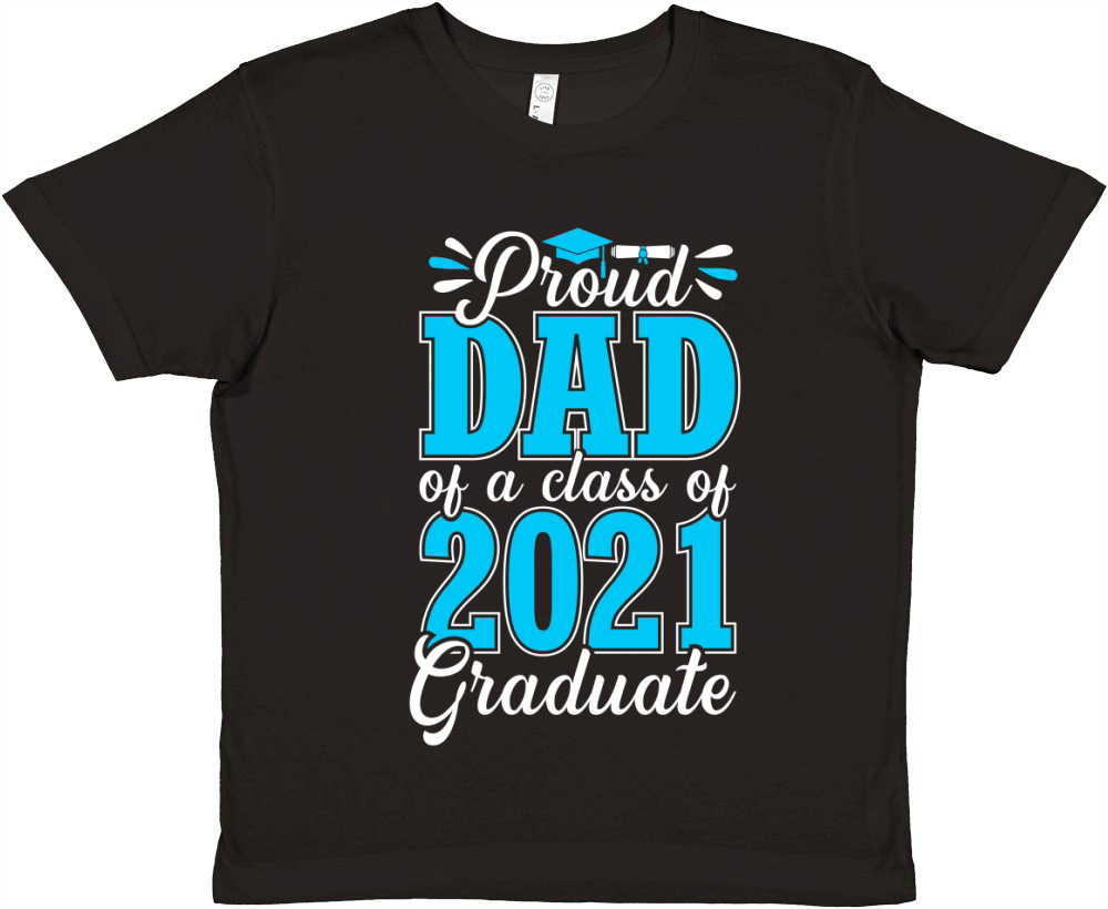 Proud Dad of a Class of 2021 Graduate. Premium Kids Crewneck T-shirt