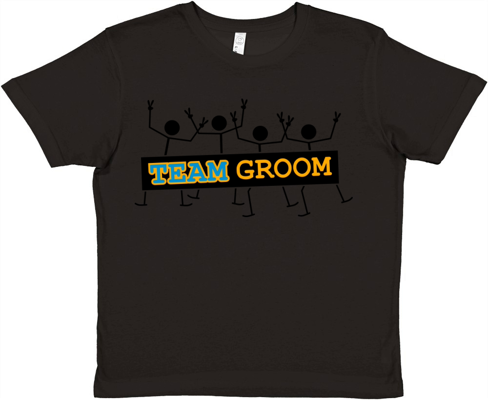 Team Groom Party Crew Premium Kids Crewneck T-shirt